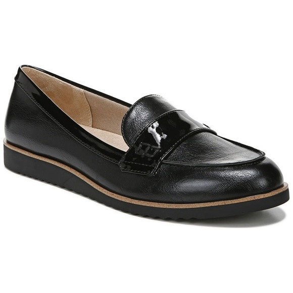 Life Stride Shoes - Life Stride Women’s Slip On Dressy Loafers - black, 8.5, faux leather